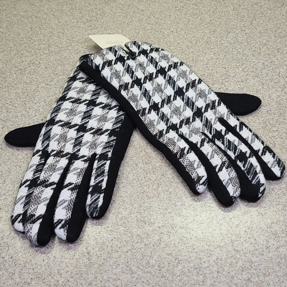 ALABAMA FANS Black/White/Grey Houndstooth Gloves📱 - Picture 2 of 11